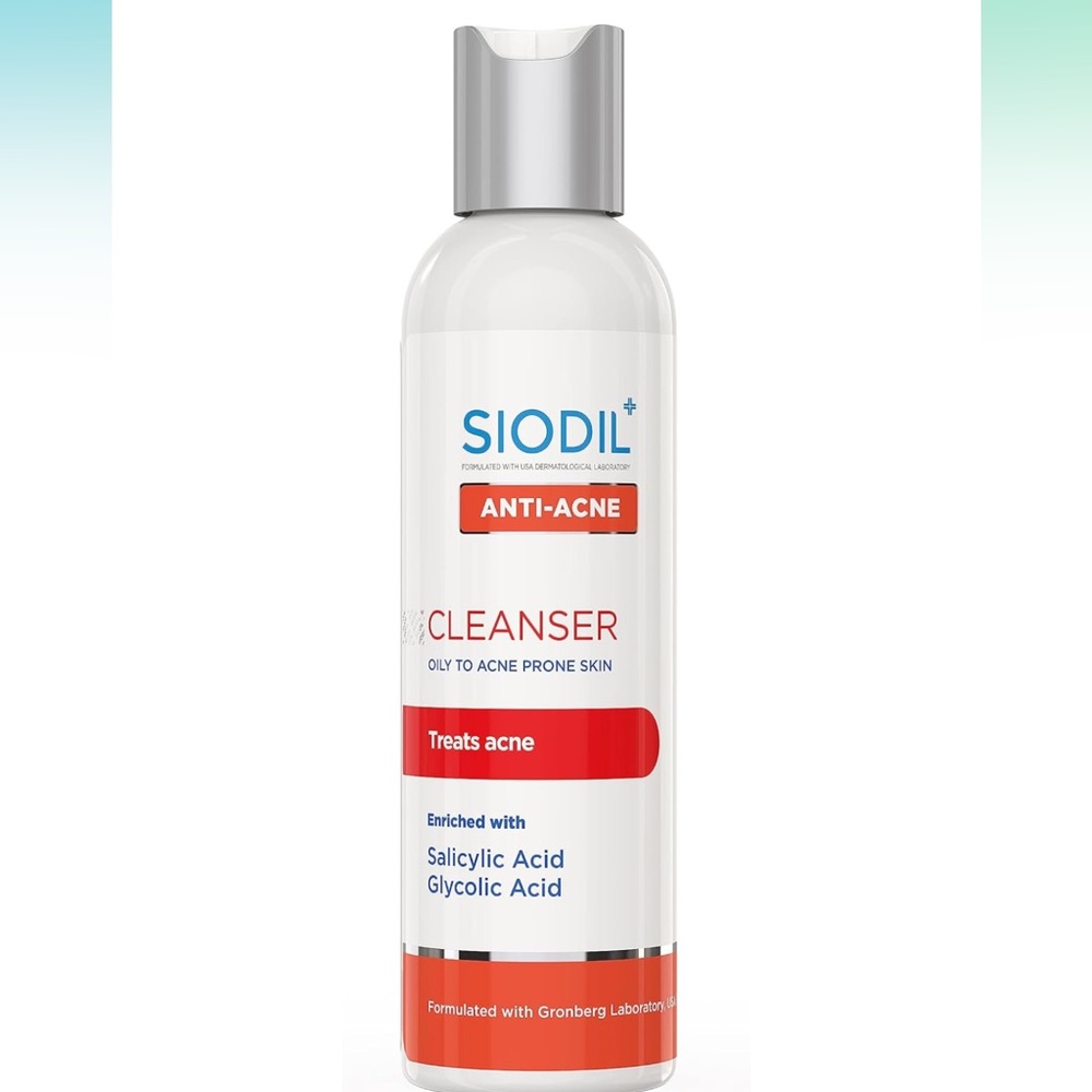 Anti Acne Cleanser 120ml, Foaming Facial Cleanser for Oily to Acne Prone Skin,